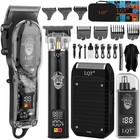 4-in-1 Professional Grooming Kit For Men - Cordless Hair Clippers  Beard Trimmer