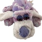 Dan Dee Collector   s Choice Plush Puppy Dog Purple Floppy Soft Toy Stuffed A