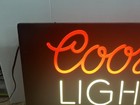 Vtg Coors Light Beer Neo Neon Light Up Sign Game Room Man Cave Bar Pub