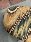 Vintage Carved Wood Foot Stool Ottoman Seat Antique Old 27 1 2   