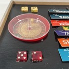 Wheel N Deal Las Vegas Casino Game Set Vintage 1954 With 1950s Casino Logo Dice