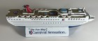 Carnival Cruise Line Ship Sensation The Fun Ship Resin Model Damaged