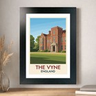 The Vyne  England Travel Poster Giclee Art Print 330-3