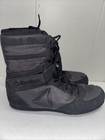 Mens Reebok Black Gray Boxing Boots Shoes Size 11 5 Lightweight Wrestling