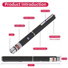 1 Pack 900mile Laser Pointer Pen Green Blue Red Light Visible Beam Lazer