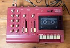 Tascam Porta 02 Red 4 Track Cassette Recorder Working Good Condition Japan