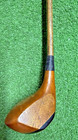 Vintage Hickory Wood Shaft Spalding Crescent  Brassie Excellent    