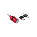 Red Motorcycle Helmet Lock On Clutch Handlebar For Harley Softail Dyna Fxd Flh 