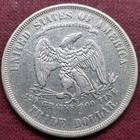 1873 Trade Dollar  1 Better Grade Vf - Xf Details  84731