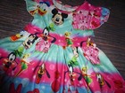 New Boutique Girls Minnie Daisy Goofy Sleeveless Dress