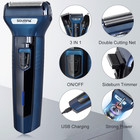 3 In 1 Men Electric Hair Clipper Trimmer Shaver Cutter Razor Rechargeable Shaver