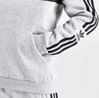 New Adidas Itasca Originals Fleece Hoodie Boy   s Sweatshirts Size L  Gray Hf2649