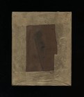 1840s Sealed 1 4 Daguerreotype Bearded Man  Tinted Tablecloth  Honeycomb Mat