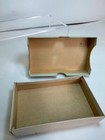 Richardson Silk Co Spool Silk Box Antique - Dark Cadet Blue- Empty