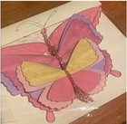 Pottery Barn Kids Decorative Ceiling Hanging Pastel Butterflies 3 Total