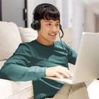 Logitech Zone 750 Usb C Wired Headset Noise Canceling Mic Graphite