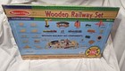 Melissa   Doug Deluxe Wooden Railway Train Set  130 pc 
