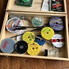 Joblot Of Fishing Tackle Various Fly Floats Weights Line Flies Etc