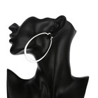 Women s Silvery Fashion U-shaped Earring Pendant Copper Ear Buckle Jewelry Gift
