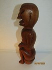 Vintage Hawaiian  Elm Wood Carving Tiki  Old W beautiful Grain