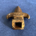 Vintage Cast Iron Pointed Fleur De Lis Finial Fence Post Topper