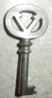 Antique Victor Victrola Phonograph Open Barrel Skeleton Key 