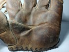 Vtg 1930s Tony Piet Baseball Glove Split Finger Baseball Glove Chicago White Sox
