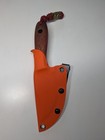 Edc Fixed Blade Knife Full Tang With Kydex Sheath For Carry Made In Ukraine New