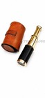 Vintage Brass 6  Nautical Marine  Telescope With Leather Case Gift
