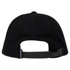 Spitfire Wheels Hat Team Bighead Flame Script Strapback Black white Osfa
