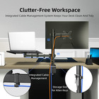 Monitor And Laptop Mount Holds 13-32 Inch Computer Screen adjustable Monitor Arm