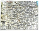 1985-9 September Central Plains Making America National Geographic Map Euc - A3 