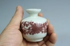 Beautiful Chinese The Ming Dynasty  Underglaze Red Porcelain Shuiyu        H6 5cm