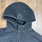 Lululemon Scuba Hoodie Sweater Womens 12 Jacket Full Zip Black