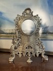 Antique Victorian Ornate Cast Brass Mantle Clock Case