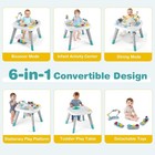 6-in-1 Baby Activity Center Baby Jumper   Interactive Play Table W  360  