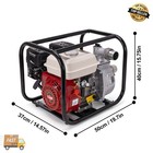 4 Stroke 7 5hp Gasoline Water Pump 2  Portable Gas-powered Semi-trash Water Pump