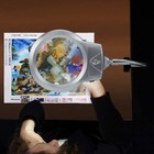 Magnifier Clip-on Lighted Table Desk Led Clamp Lamp 4x 6x Magnifying Glass