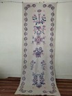 Vintage French Silk Embroidery Needlework Embroidered Textile Panel Item730