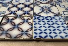 Francia Azulejo Antiguo - Pas De Calais - Desvres - 12 Tiles Set C1870