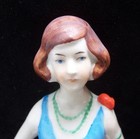 Vintage Half Or Pin Cushion Doll Art Deco Flapper Style  Incldes Us Tariff  aad 