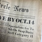 Vintage Wwii Red Circle News 71st Infantry Newspaper September 22  1945 Rare