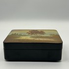 Russian Lacquer Box Trinket jewelry  Fedoskino Style Landscape Hand Painted Art