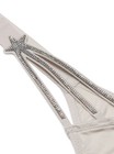 Victoria   s Secret Very Sexy Starstruck Rhinestone Strap Brazilian Panty Sz S