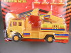 Rare Vtg Agglo Construction Play Set Friction Excavator Crane Truck Scale Signs