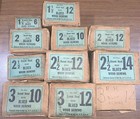  10 X 3  Vintage Blued Slotted Round Head  Iron Wood Screws 82 Ct 