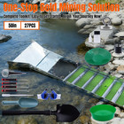 27-piece Gold Panning Kit With 50-inch Folding Sluice Box For Prospecting