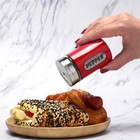 Salt And Pepper Shakers Stainless Steel And Glass Set With Adjustable Pour Holes