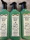3 New Bath   Body Works Vanilla Bean Noel Cleansing Gel Hand Soap 8oz Free Ship 