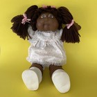 Rare Vintage Cabbage Patch African Amer   Pigtails b c  orig  Box   Outfit